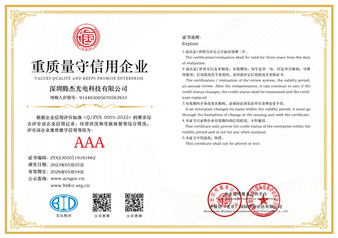 重質量守信用企業(yè)